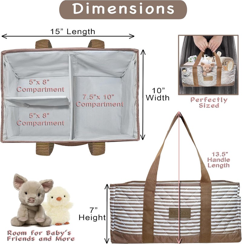 KIDSco. Portable Baby Diaper Caddy - Image 2